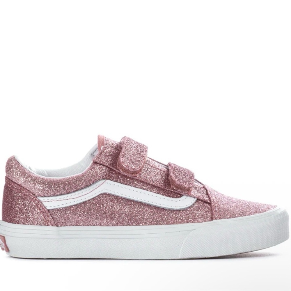 Vans Kids Sparkly Pink Sneakers